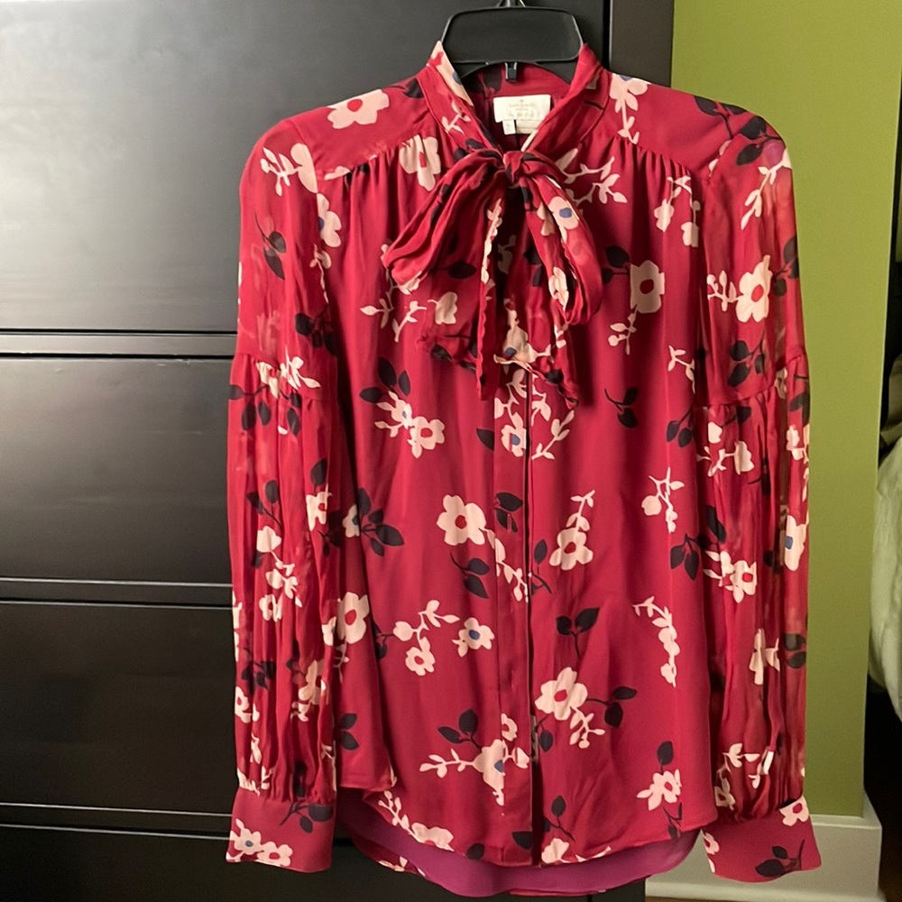 Kate Spade long sleeve blouse
